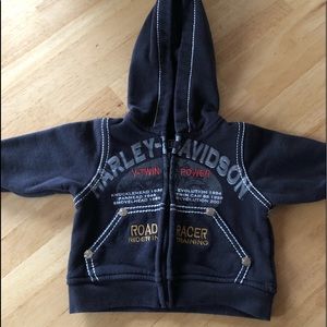 Harley-Davidson hooded zip up sweatshirt